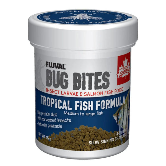 Fluval Bug Bites Tropical Formula (Medium to Large)