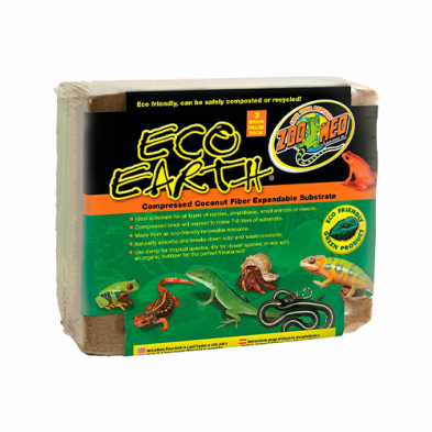 Zoo Med Eco Earth Coconut Fiber Substrate – Brick