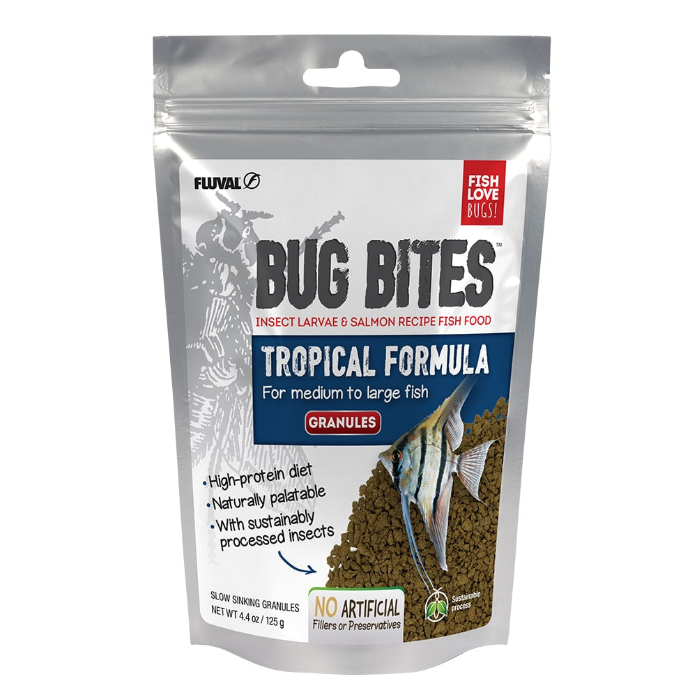 Fluval Bug Bites Tropical Formula (Medium to Large)