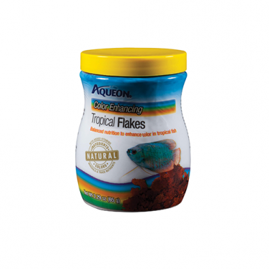 Aqueon Tropical Color Flake Fish Food