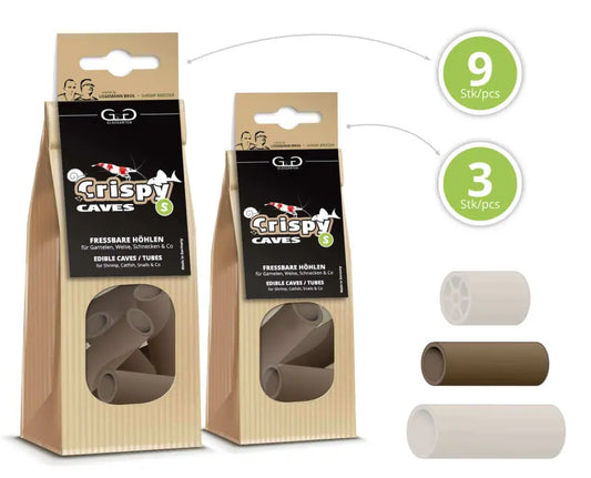 GlasGarten Crispy Caves - Edible Shrimp Caves - Small